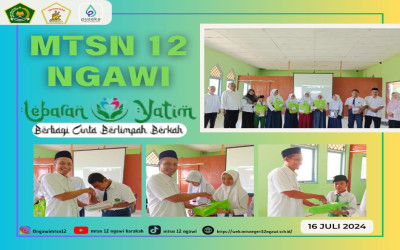 GEBYAR MUHARRAM LEBARAN YATIM MTSN 12 NGAWI